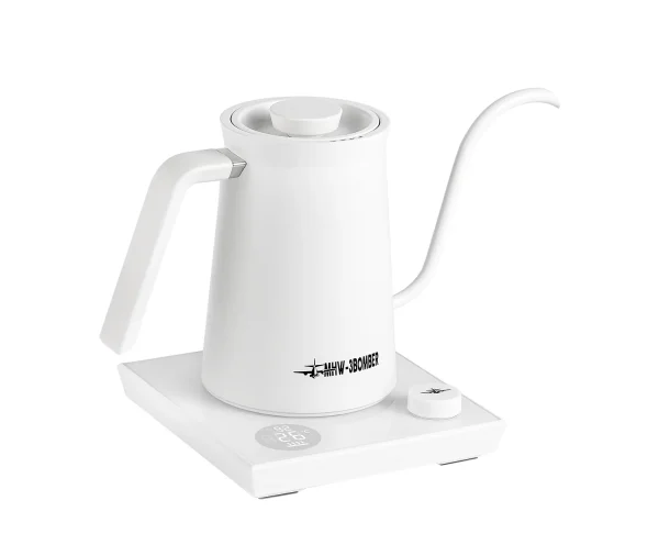 Assassin electric pour over kettle 220v-1000w/1200w-600ml-UK-white