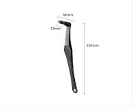 Elbow Brush 220mm-black-PA