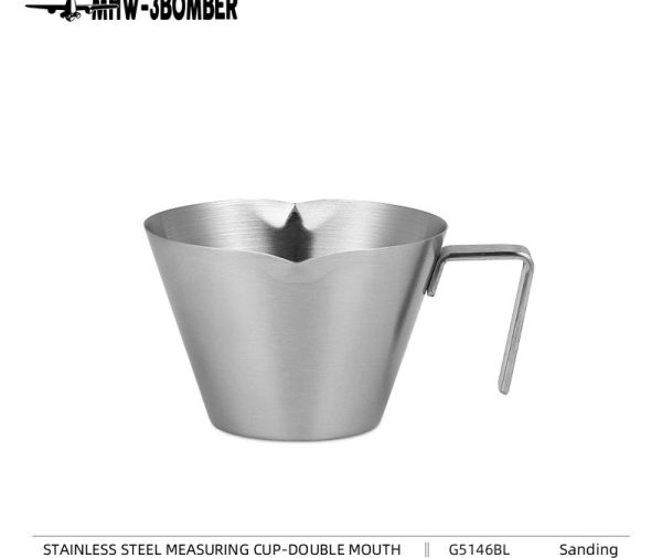 Stainless Steel Measuring Cup 100ml double mouth